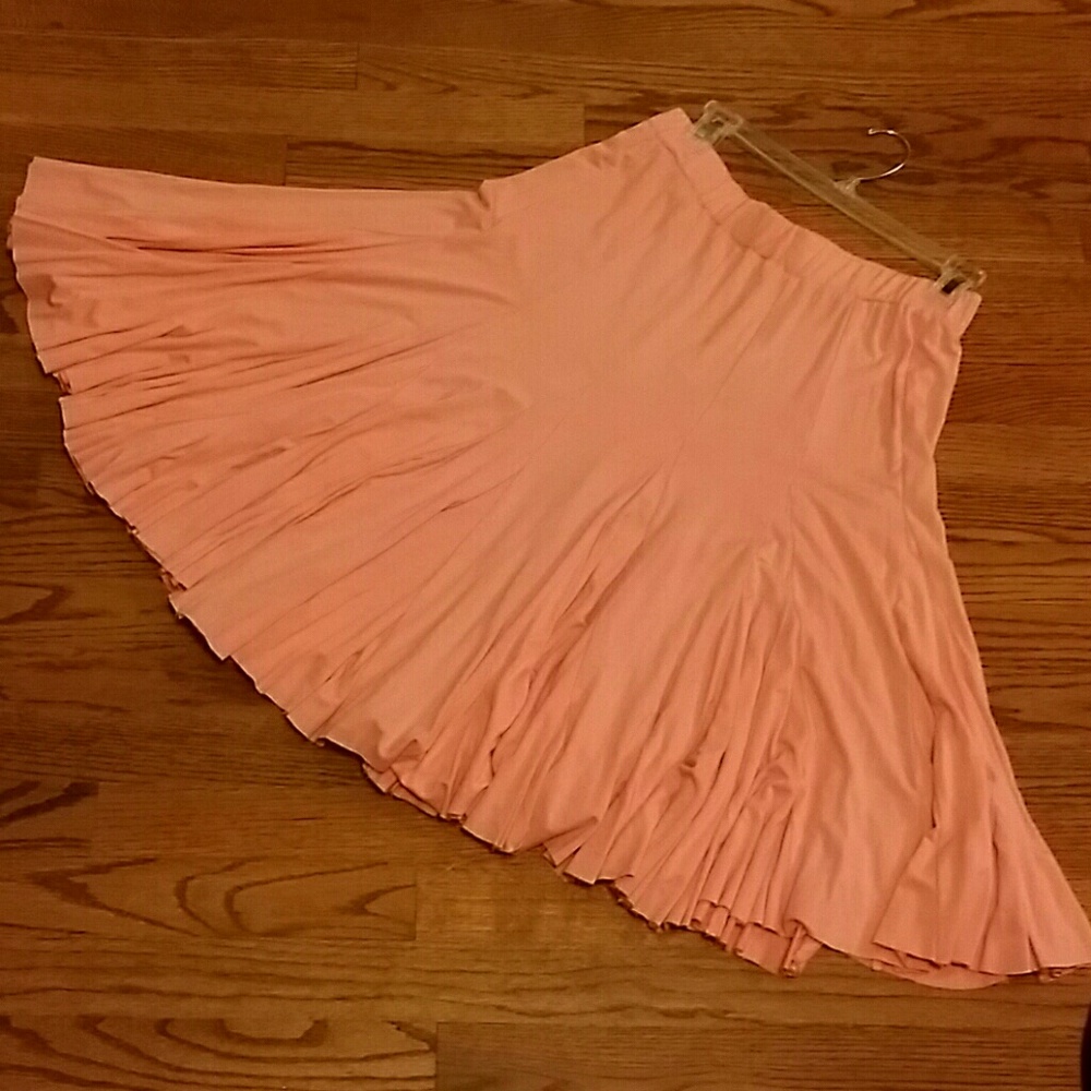 Twirl!  Gorgeous flared knit skirt
